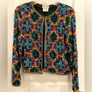 Vintage Stenay sequin jacket